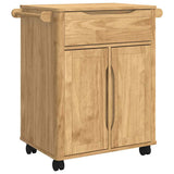 vidaXL Keuken Trolley FLORO Wasbruin 72,5 x 45 x 80 cm