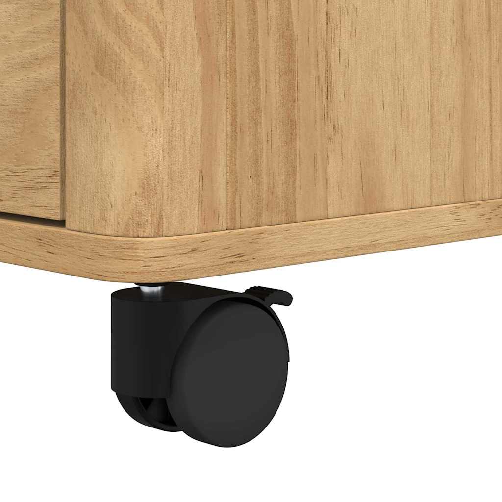 vidaXL Keuken Trolley FLORO Wasbruin 72,5 x 45 x 80 cm