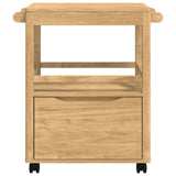 vidaXL Keuken Trolley FLORO Wasbruin 72,5 x 45 x 80 cm