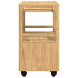vidaXL Keuken Trolley FLORO Wasbruin 72,5 x 45 x 80 cm