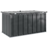 vidaXL Tuinopslagdoos Zwart 101 x 56,5 x 50 cm Staal