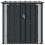 vidaXL Garden Storage Box Black 101.5 x 57 x 100.5 cm Steel