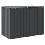 vidaXL Tuinopslagdoos Zwart 151,5 x 82 x 110,5 cm Staal