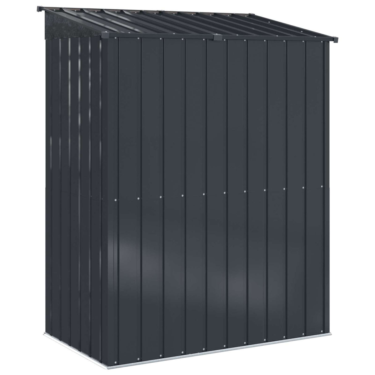 vidaXL Garden Sheds Anthracite 137 x 81 x 180 cm Metal