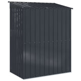 vidaXL Garden Sheds Anthracite 137 x 81 x 180 cm Metal