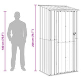 vidaXL Tuinhuisjes Antraciet 103 x 74 x 200 cm Metaal