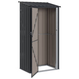 vidaXL Tuinhuisjes Antraciet 103 x 74 x 200 cm Metaal