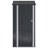 vidaXL Tuinhuisjes Antraciet 103 x 74 x 200 cm Metaal