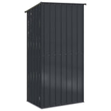 vidaXL Tuinhuisjes Antraciet 103 x 74 x 200 cm Metaal