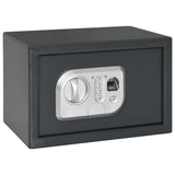 vidaXL Digital Safe with Lock Dark Grey 31 x 20 x 20 cm Steel