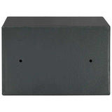 vidaXL Digital Safe with Lock Dark Grey 31 x 20 x 20 cm Steel