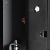 vidaXL Digital Safe with Lock Dark Grey 31 x 20 x 20 cm Steel