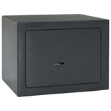vidaXL Kluisdoos met slot Donkergrijs 23 x 17 x 17 cm Staal