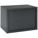 vidaXL Kluisdoos met slot Donkergrijs 23 x 17 x 17 cm Staal