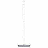 vidaXL Garden Levelling Rake Silver 45 x 25 x 200 cm Stainless Steel