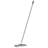 vidaXL Garden Levelling Rake Silver 45 x 25 x 200 cm Stainless Steel