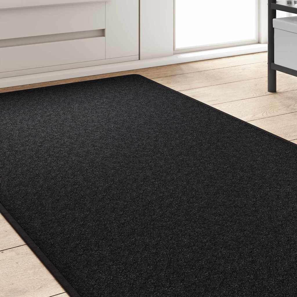 vidaXL Tapijtloper 50x100 cm antracietkleurig