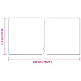 vidaXL Tapijtloper 50x100 cm antracietkleurig