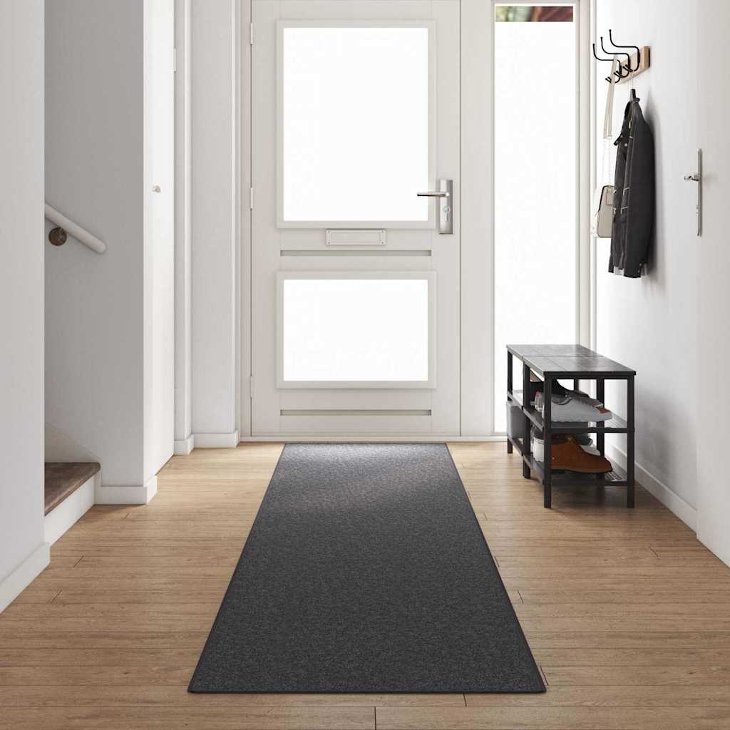 vidaXL Tapijtloper 50x100 cm antracietkleurig