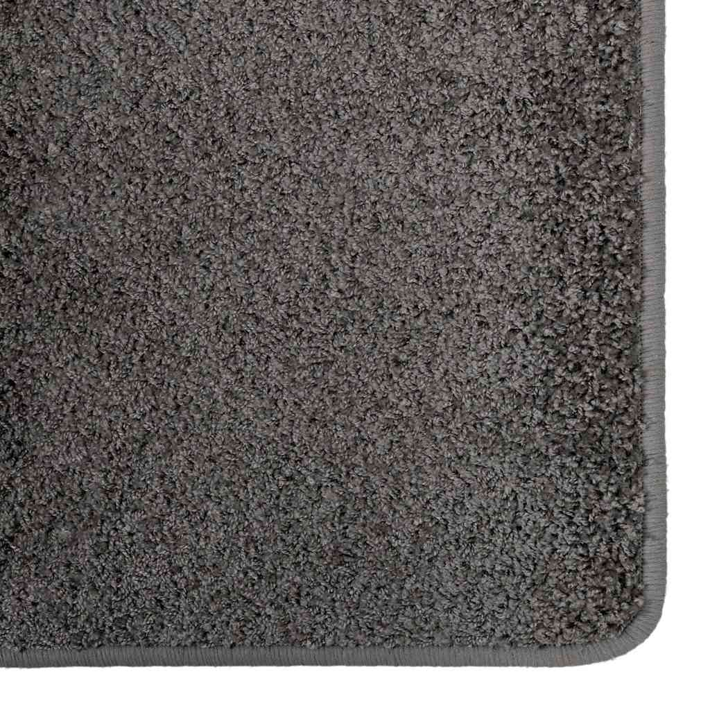 vidaXL Tapijt Loper Grijs 50 x 100 cm 100% Polypropyleen Tuft