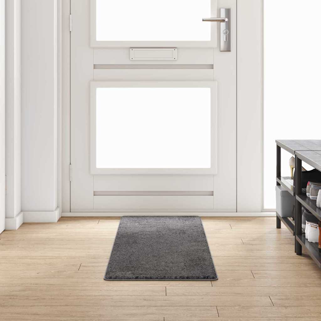 vidaXL Tapijt Loper Grijs 50 x 100 cm 100% Polypropyleen Tuft