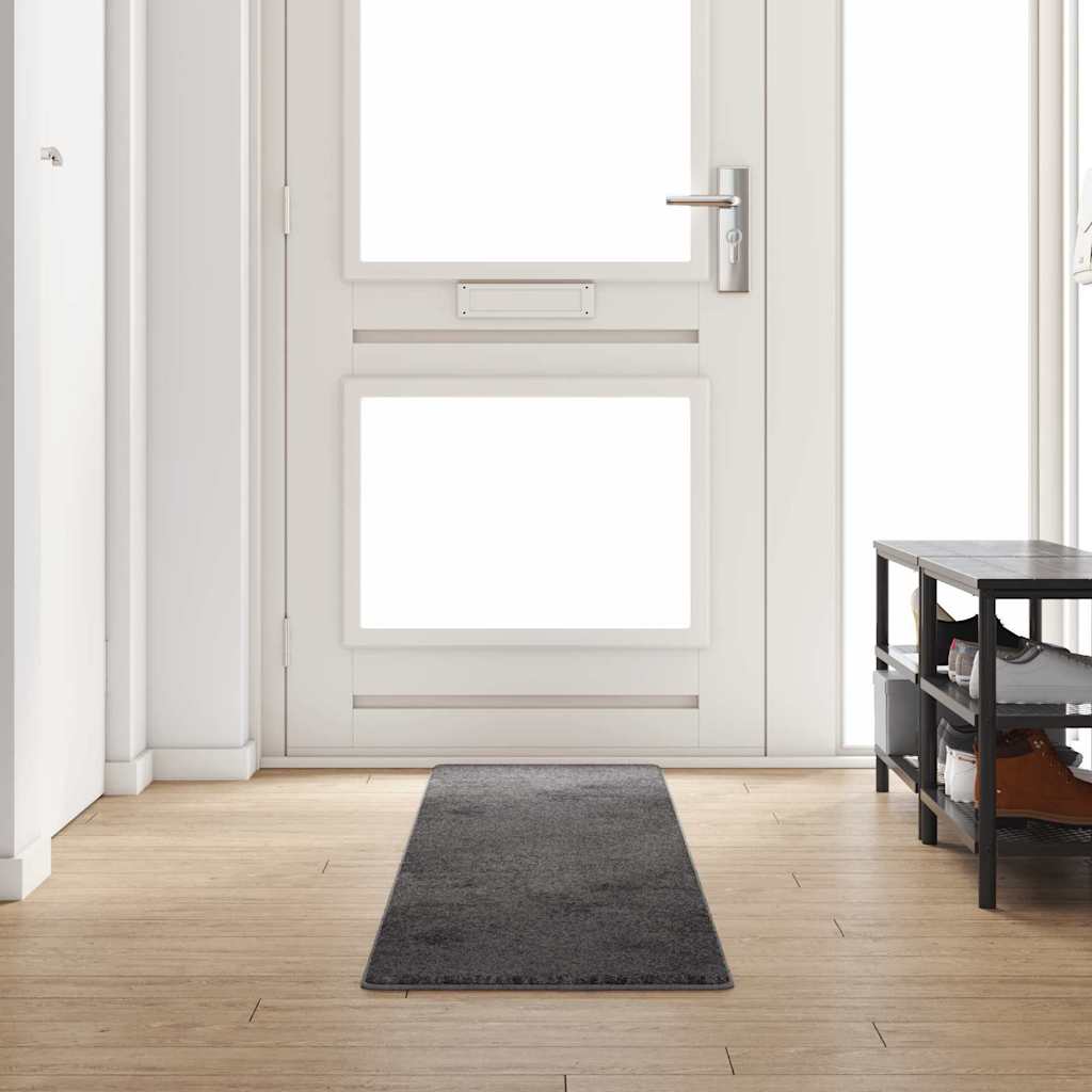 vidaXL Tapijt Loper Grijs 50 x 100 cm 100% Polypropyleen Tuft
