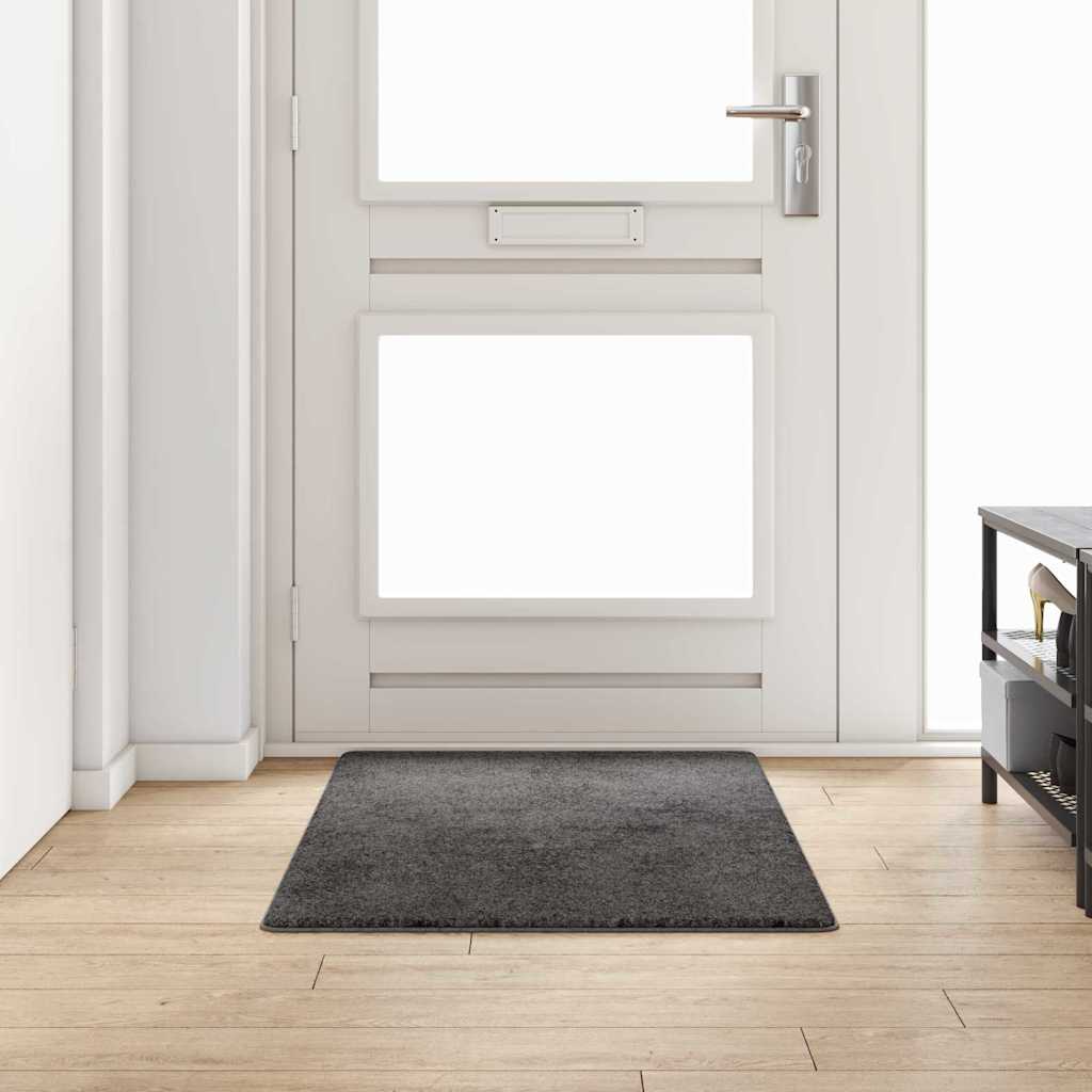vidaXL Tapijt Loper Grijs 50 x 100 cm 100% Polypropyleen Tuft
