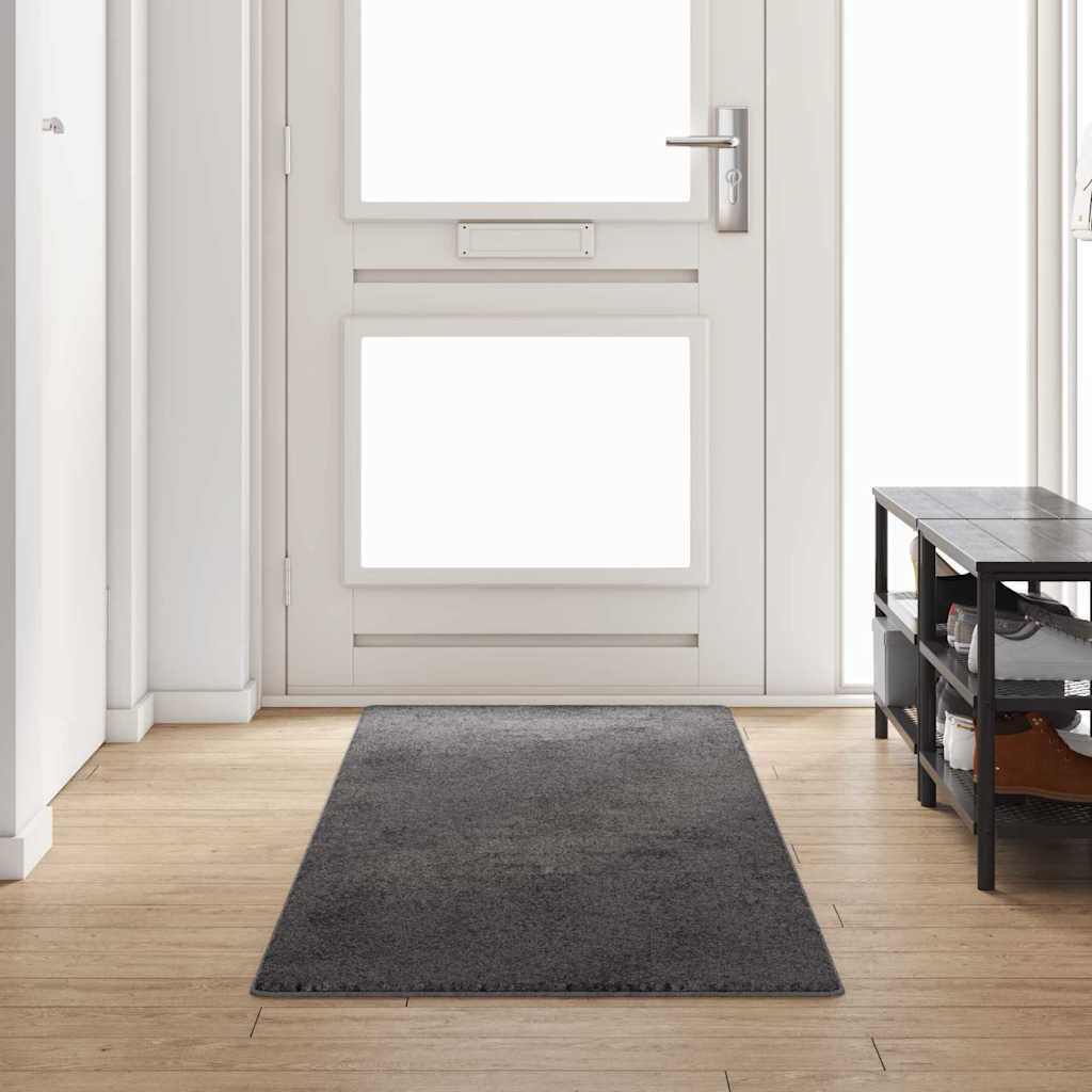 vidaXL Tapijt Loper Grijs 50 x 100 cm 100% Polypropyleen Tuft
