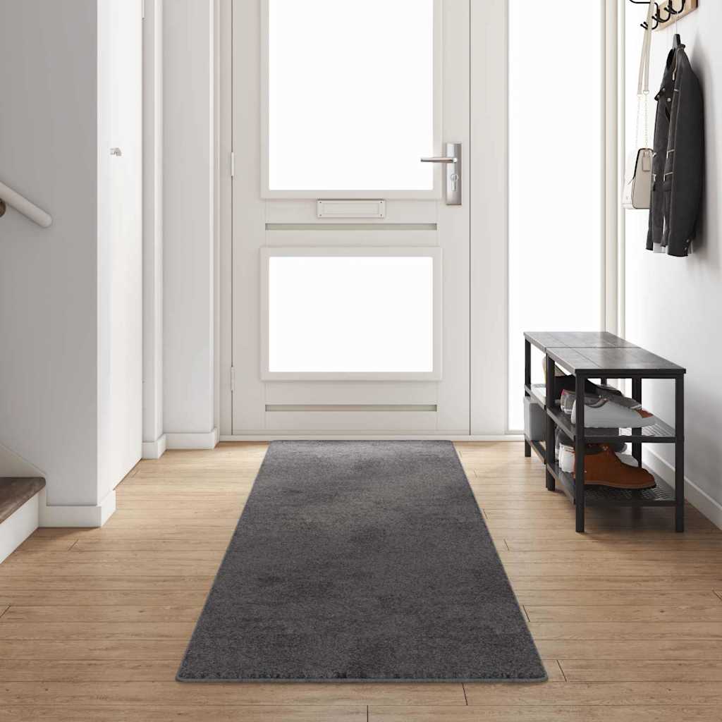 vidaXL Tapijt Loper Grijs 50 x 100 cm 100% Polypropyleen Tuft