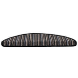 vidaXL Zelfklevende trapmatten 15 pcs Antraciet 56 x 17 x 3 cm
