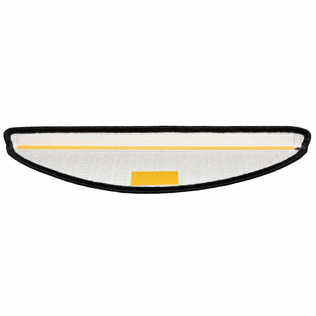 vidaXL Zelfklevende trapmatten 15 pcs Antraciet 56 x 17 x 3 cm