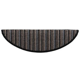vidaXL Zelfklevende trapmatten 15 pcs Antraciet 56 x 17 x 3 cm