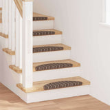 vidaXL Zelfklevende trapmatten 15 pcs Antraciet 56 x 17 x 3 cm