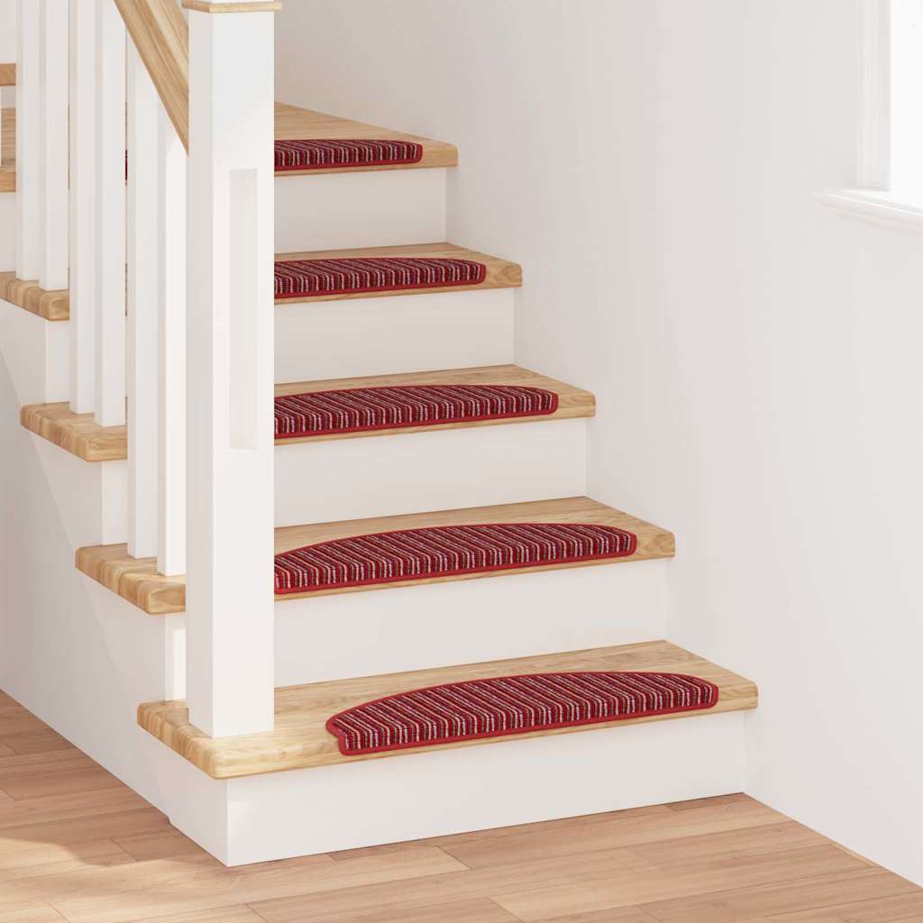 vidaXL Zelfklevende trapmatten 15 pcs Antraciet 56 x 17 x 3 cm