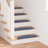 vidaXL Zelfklevende trapmatten 15 pcs Antraciet 56 x 17 x 3 cm