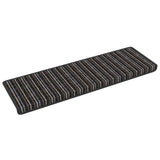 vidaXL Zelfklevende trapmatten 15 pcs Antraciet 65 x 21 x 4 cm