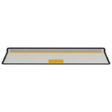 vidaXL Zelfklevende trapmatten 15 pcs Antraciet 65 x 21 x 4 cm