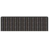 vidaXL Zelfklevende trapmatten 15 pcs Antraciet 65 x 21 x 4 cm