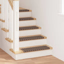 vidaXL Zelfklevende trapmatten 15 pcs Antraciet 65 x 21 x 4 cm