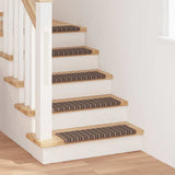 vidaXL Zelfklevende trapmatten 15 pcs Antraciet 65 x 21 x 4 cm
