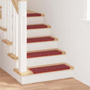 vidaXL Zelfklevende trapmatten 15 pcs Antraciet 65 x 21 x 4 cm