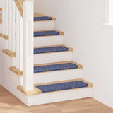 vidaXL Zelfklevende trapmatten 15 pcs Antraciet 65 x 21 x 4 cm