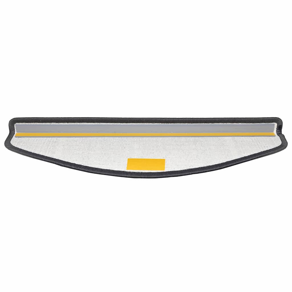 vidaXL Zelfklevende trapmatten 15 pcs Antraciet 65 x 21 x 4 cm