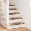 vidaXL Zelfklevende trapmatten 15 pcs Antraciet 65 x 21 x 4 cm