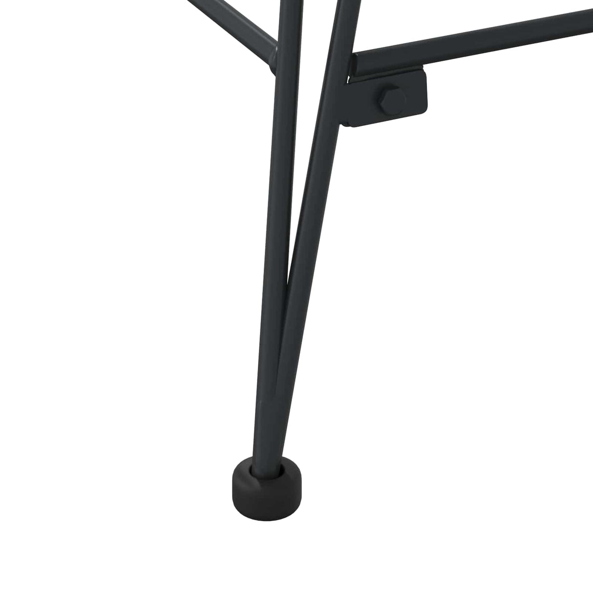 vidaXL Eetkamerstoel 2 pcs Naturel 44 x 47 x 85 cm Riet en Ijzer