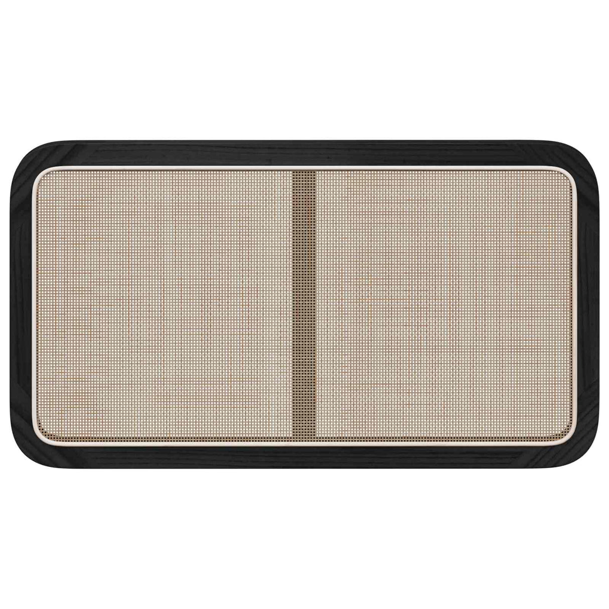 vidaXL Hoofdbord met hoofdeinde Naturel 100 x 55 x 3 cm Rattan