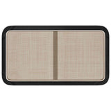 vidaXL Hoofdbord met hoofdeinde Naturel 100 x 55 x 3 cm Rattan
