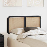 vidaXL Hoofdbord met hoofdeinde Naturel 100 x 55 x 3 cm Rattan