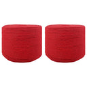 vidaXL Touw 2 pcs Zwart Katoen