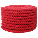 vidaXL Touw 2 pcs Zwart Katoen